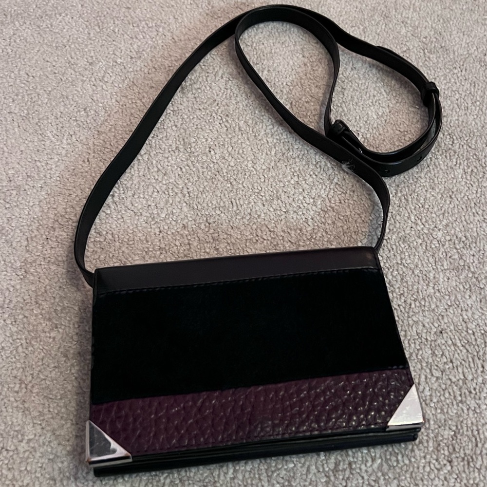 Alexander Wang leather wallet on chain crossbody bag